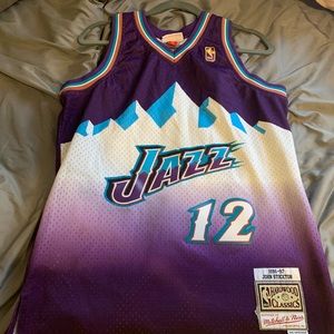 1996-97 Utah Jazz John Stockton Jersey